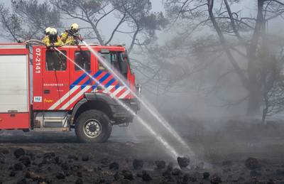 Opgelaaide brand Hoge Veluwe snel onder controle
