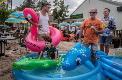 Files richting strand? Niet in Overasselt