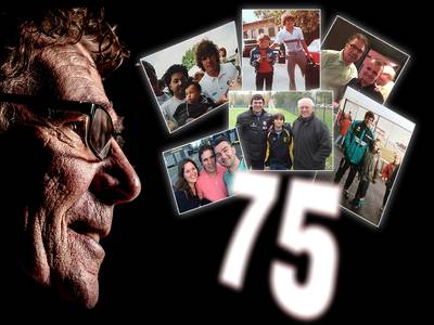 Fans massaal op de foto met De Kromme