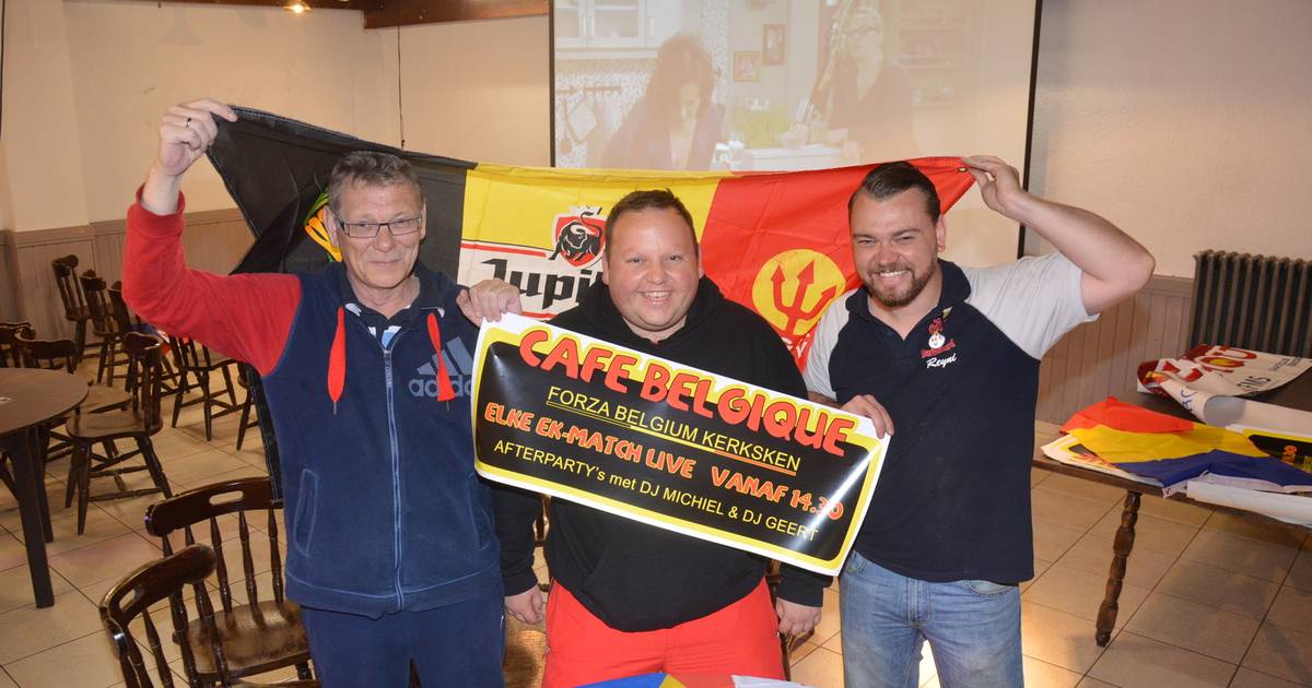 Café Belgique toont alle EK-wedstrijden in gepaste sfeer ...