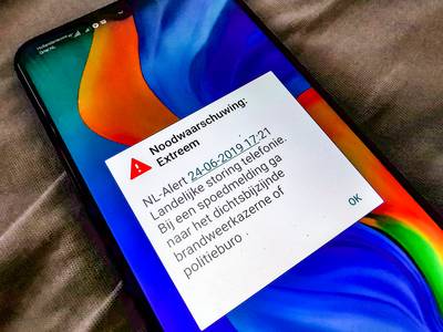 Enorme blunder ministerie: 06-nummer Telegraaf als noodnummer verstuurd via NL-Alert
