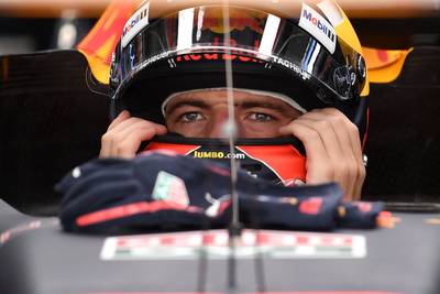 Verstappen naar de vierde tijd in de tweede training