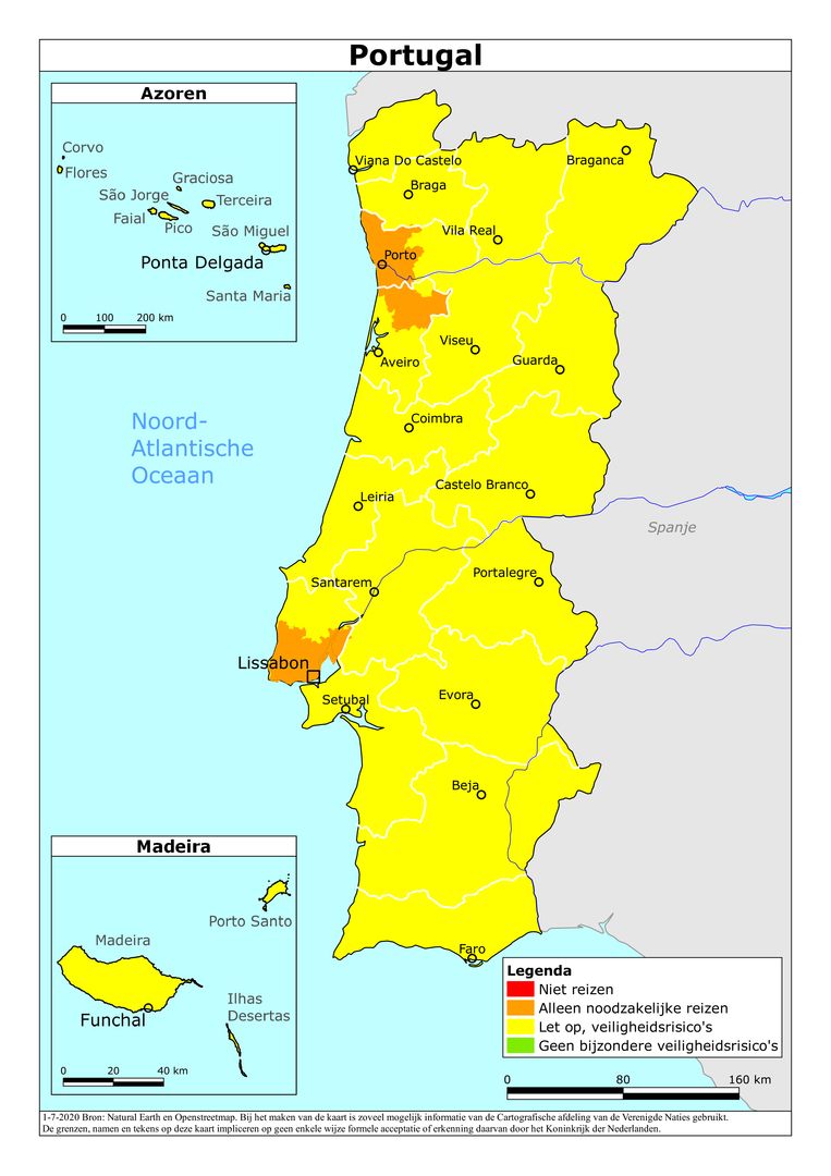 Een Negatief Reisadvies Voor Porto Maar Ook Nederland Is Rood Op De Kaart Het Parool