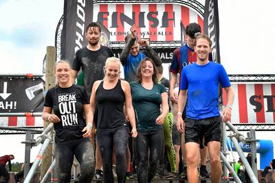 Vikings De Gelderlander overwinnen obstakels