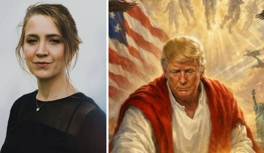‘Ik ben de Messias’: waarom Trumps flirt met religieus fanatisme zo gevaarlijk is