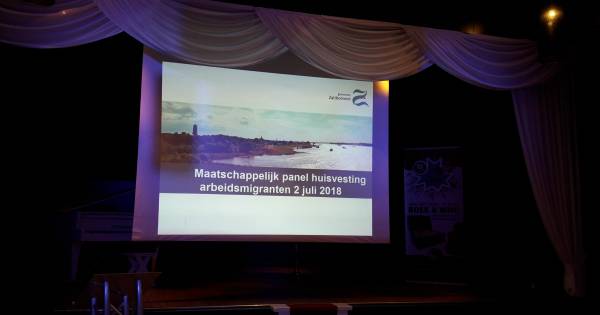 Constructieve start maatschappelijk panel huisvesting arbeidsmigranten in Aalst