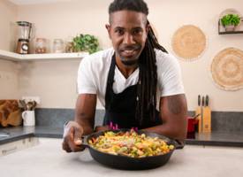 Swingend lekker: de Caribische pasta van chef Jurino Ignacio