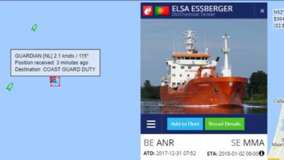 Tanker botst tegen booreiland op Noordzee