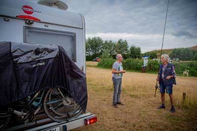 Camper wint terrein in het Land van Maas & Waal