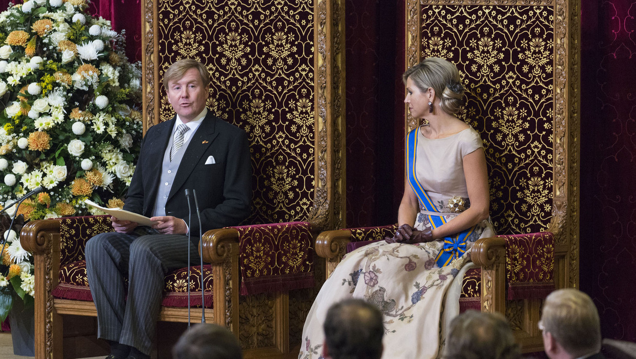 Ook Troonrede Willem Alexander In Teken Van Vluchtelingenproblematiek De Morgen