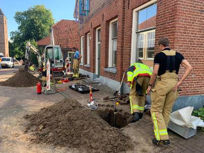 Rekken in rep en roer om flink gaslek: bewoners uren hun huis uit