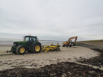 Zandrand op Ouwerkerkse strand werkt, maar de natuur heeft zo z'n fratsen