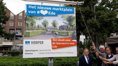 Ede kiest voor parkachtig marktplein