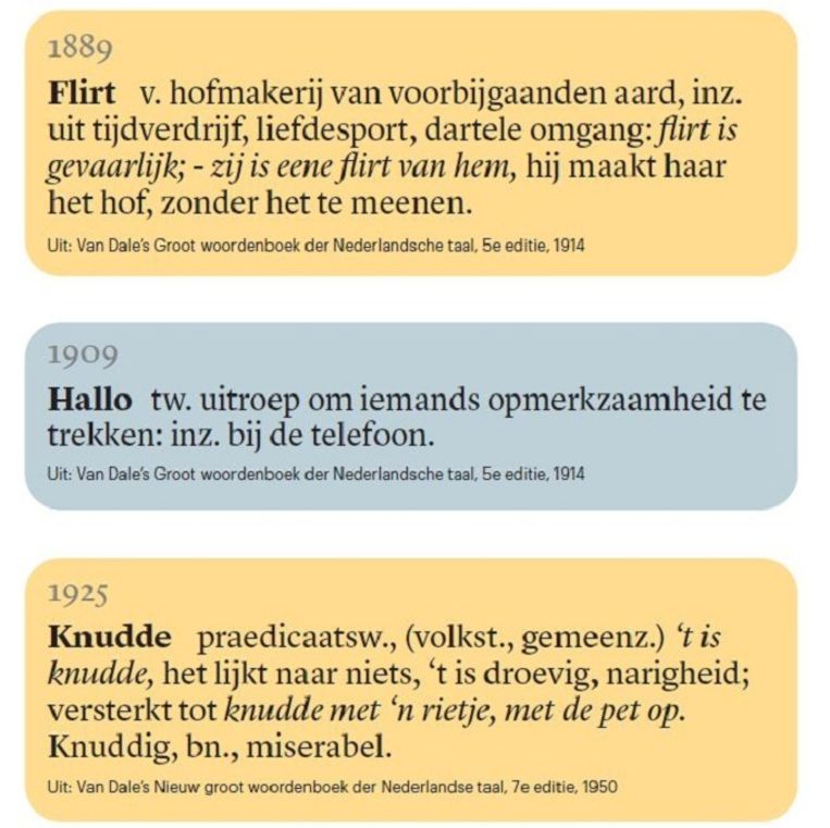 Dikke van Dale houdt al 150 jaar woord Trouw
