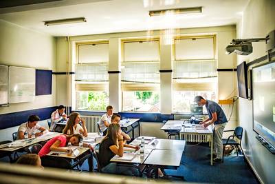 Blokken in plaats van bakken