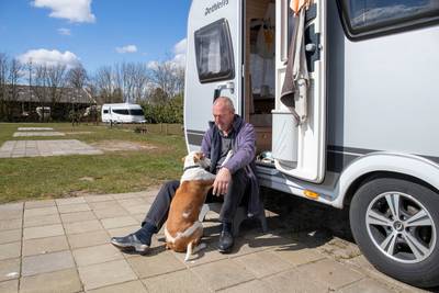 Willem is na wilde rit door Europa enige campinggast: ‘Was best een avontuur’