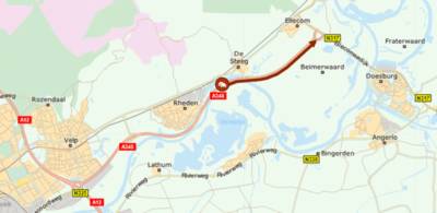 100 minuten in de file bij IJsselbrug Doesburg