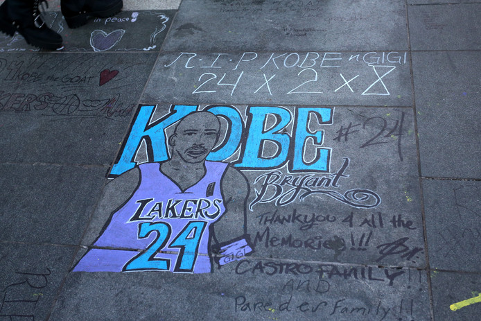 Een eerbetoon aan de overleden Kobe Bryant