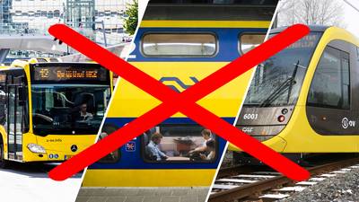 Verbod op staking bij Schiphol, dinsdag toch ‘grootste ov-staking in tientallen jaren’