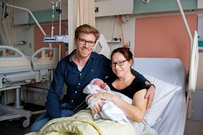 Grote ICT-storing treft ziekenhuis, maar Luus (hier 10 uur oud) komt gewoon