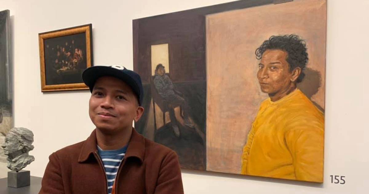 Schilderijen van Ruben Lopulalan uit Project Rembrandt te zien in zijn  woonplaats Leerdam | Rivierenland | bndestem.nl