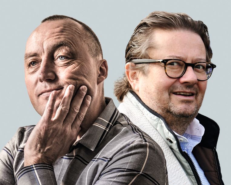 Het begon met een haast romantische sms. Hoe Marc Coucke en Wouter Vandenhaute elkaar weer vonden