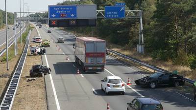A50 weer open na ernstig ongeval, wel nog enige vertraging