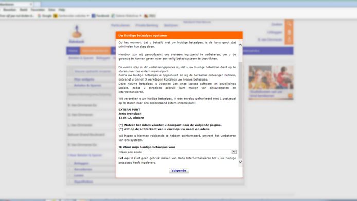 Pas Op Voor De Pop Up Tijdens Internetbankieren Tech Ad Nl