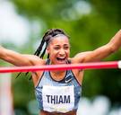 Nafi Thiam op wereldrecordhoogte in zevenkamp Talence