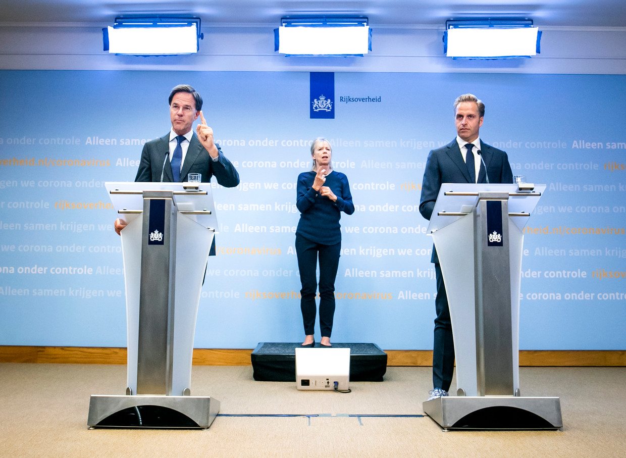 Dinsdag persconferentie over corona met Rutte en De Jonge ...