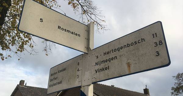 Unicum: ANWB-wegwijzers in Nuland worden monument en in oude stijl overgeschilderd - BD.nl