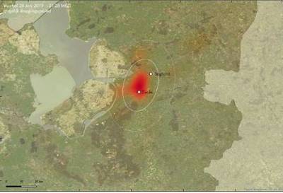 Zeer zeldzaam: ingeslagen meteoriet ‘mogelijk halve meter tot een meter groot’