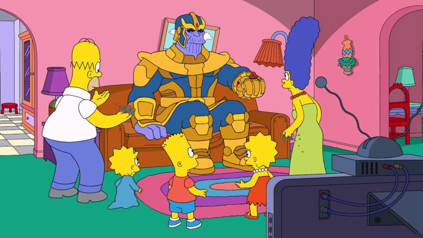 Thanos in The Simpsons