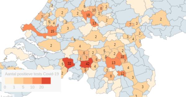 Coronavirus in kaart: deze Nederlandse gemeenten hebben de ...
