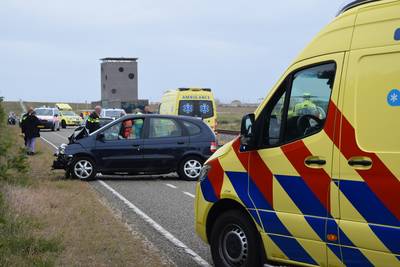 Vijf gewonden bij ernstig ongeluk op de Brouwersdam