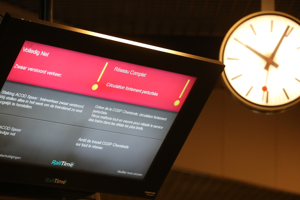 Spoorstaking Belgie Treft Ook Nederlands Treinverkeer Trouw