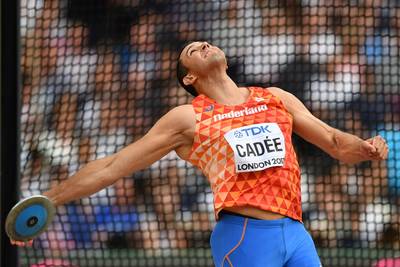 Discuswerper Cadée uitgeschakeld op WK