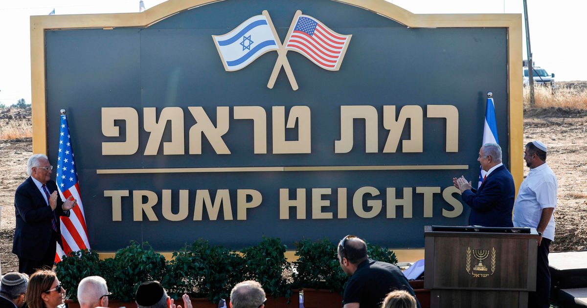 Israël noemt nieuwe nederzetting op Golanhoogte 'Trump ...