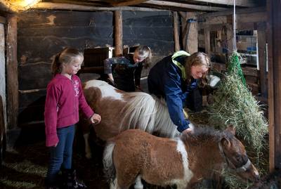 Op de Edese kinderboerderijen is het stil, er in de buurt niet