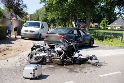 Motorrijder gewond bij ongeval Wanroij
