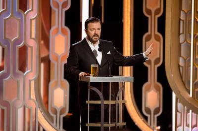 Ricky Gervais keert terug als presentator Golden Globes