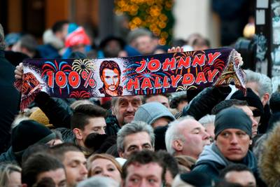 Fransen nemen vandaag massaal afscheid van rockheld Johnny Hallyday