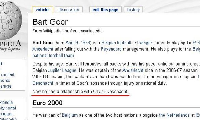 Goor En Deschacht Vormen Koppel Volgens Wikipedia Sport