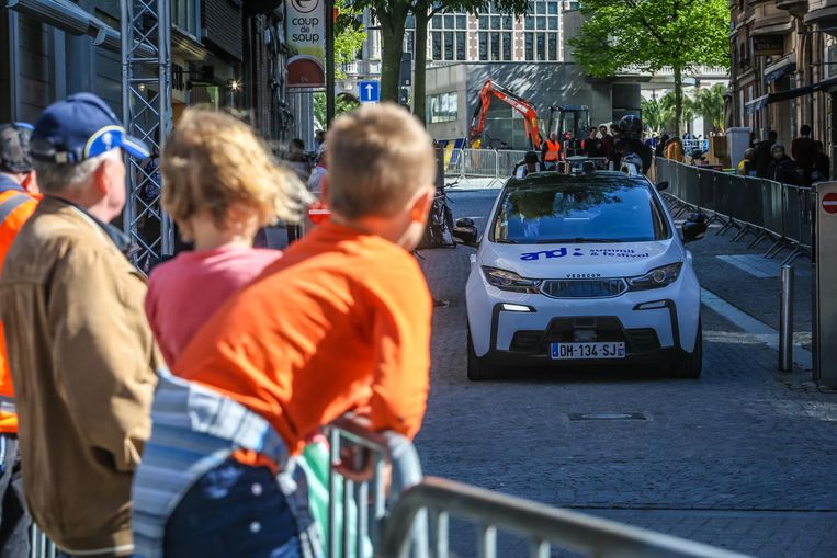 Zelfrijdende auto test Leuvense straten Leuven Regio HLN