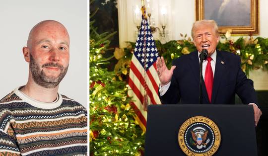 Achttien minuten lang ging Trump tekeer tegen de feiten, ‘als een boze, verwarde grootvader’