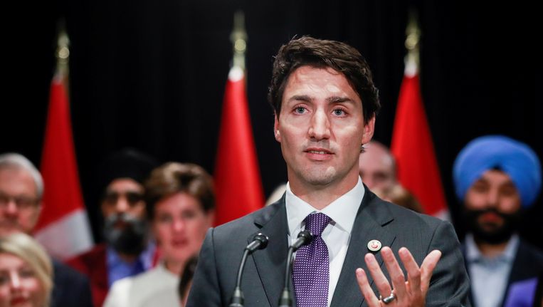 Afbeeldingsresultaat voor Justin Trudeau in opspraak