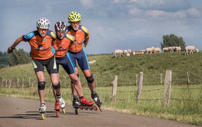 Skeeleraars verleggen hun grenzen: ruim 400 kilometer in twee dagen