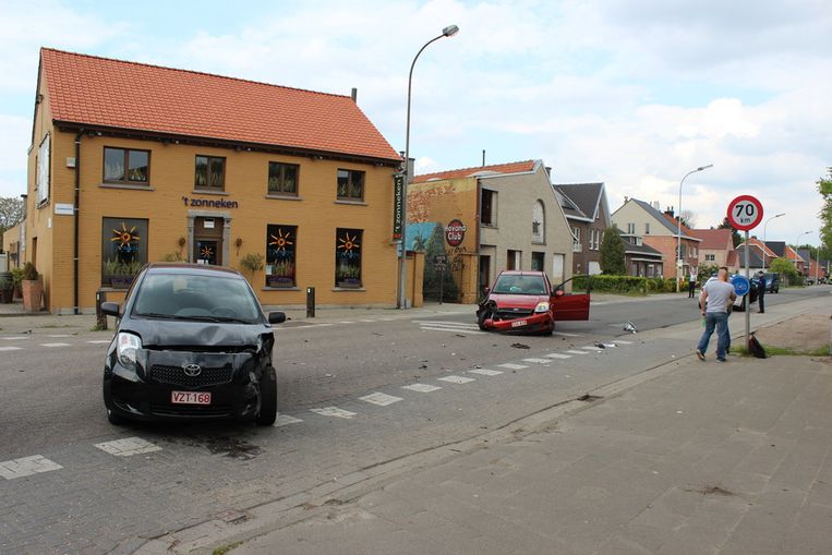 Ongeval sint niklaas bellestraat