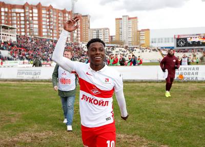 Promes begint seizoen goed bij Spartak Moskou