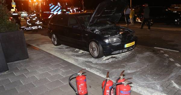 Autobrand op parkeerplaats De Lucht Oost bij Bruchem - BD.nl